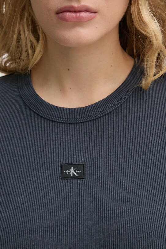 Μπλουζάκι Calvin Klein Jeans J20J225244 γκρί