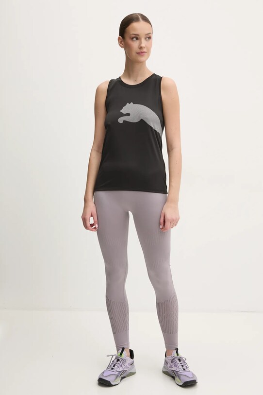 Τοπ προπόνησης Puma Train All Day Big Logo 526672 μαύρο SS25