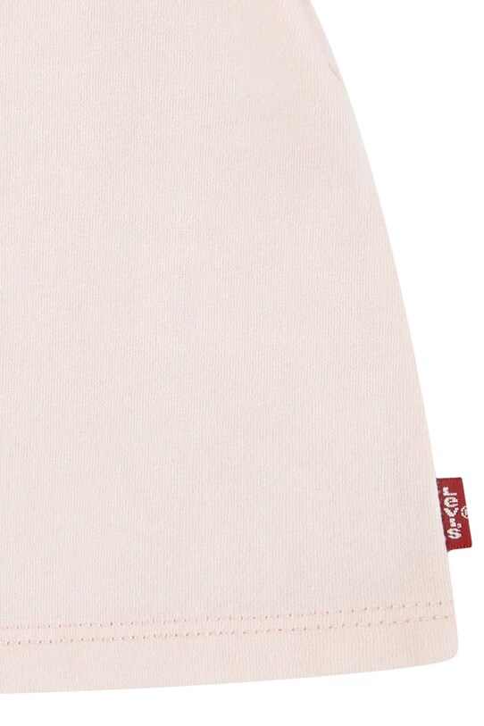 Μπλουζάκι μωρού Levi's SS SMOCKED SLV TEE 1EM183 ροζ