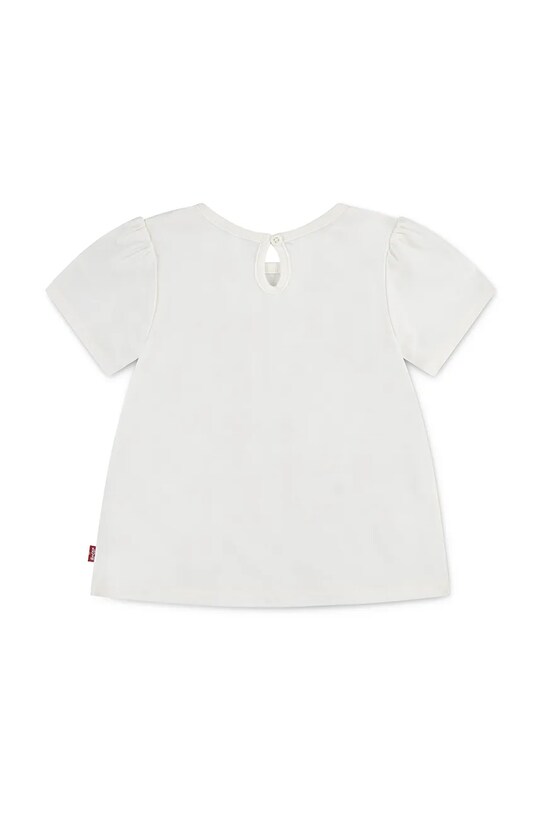 Μπλουζάκι μωρού Levi's LIV SS SMOCKED SLV TEE 1EM401 μπεζ SS25