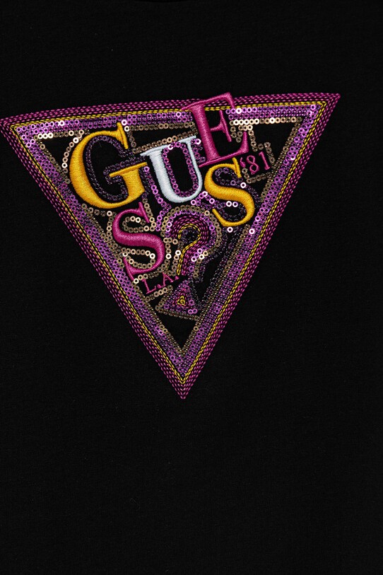 Κοριτσίστικα Παιδικό μπλουζάκι Guess J5GI04.K6YW4.PPYA μαύρο