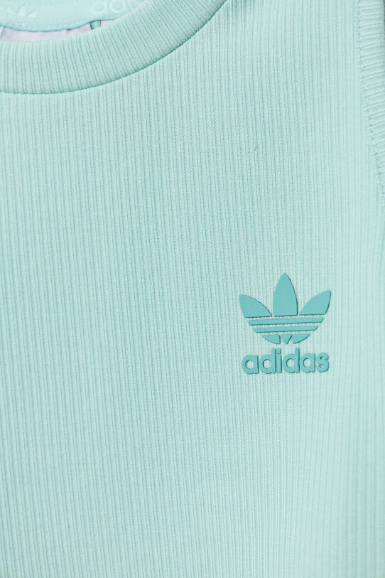 Παιδικό top adidas Originals τιρκουάζ JI5787