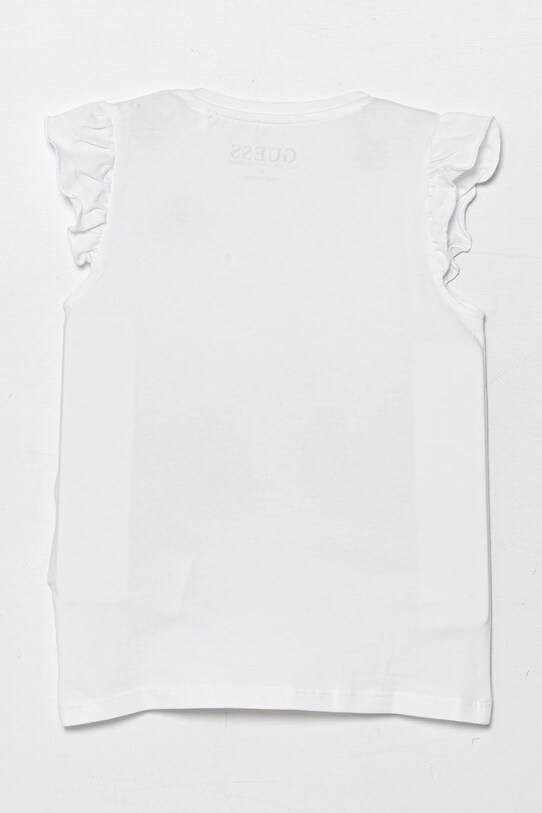 Παιδικό μπλουζάκι Guess K5GI11.K6YW4.PPYA λευκό SS25