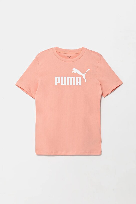 Παιδικό μπλουζάκι Puma ESS No. 1 Logo Tee στάμπα πορτοκαλί 684892