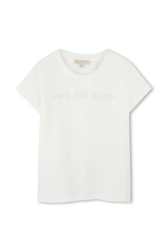 Παιδικό μπλουζάκι Michael Kors στάμπα λευκό R30314.156