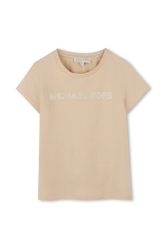 Παιδικό μπλουζάκι Michael Kors στάμπα μπεζ R30314.156