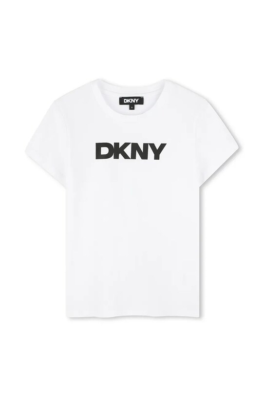 Παιδικό μπλουζάκι Dkny στάμπα λευκό D62304.156.162