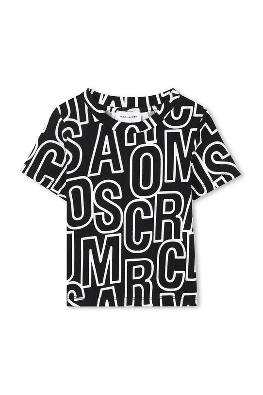 Παιδικό μπλουζάκι Marc Jacobs W60462.156 μαύρο SS25