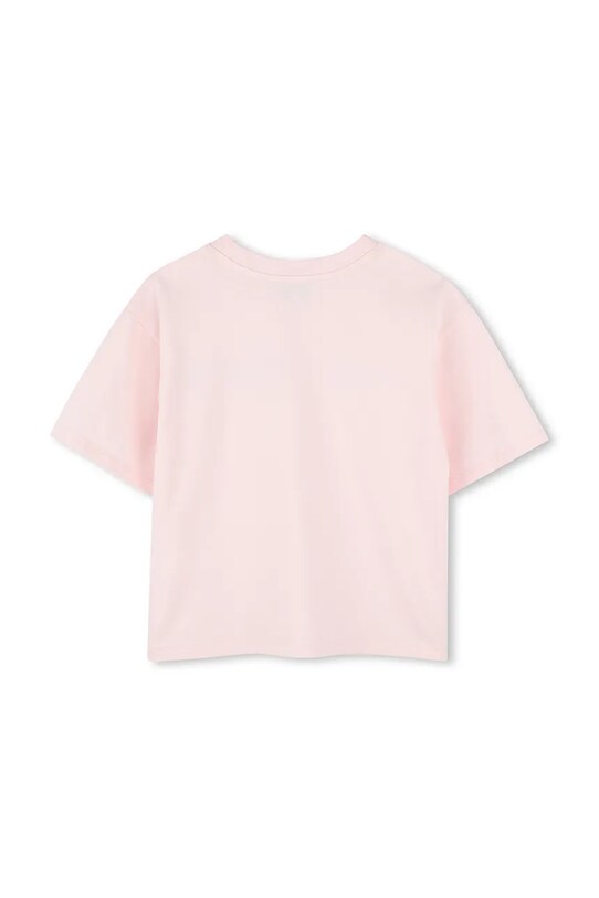 Παιδικό βαμβακερό μπλουζάκι Marc Jacobs W60463.86.108 ροζ SS25