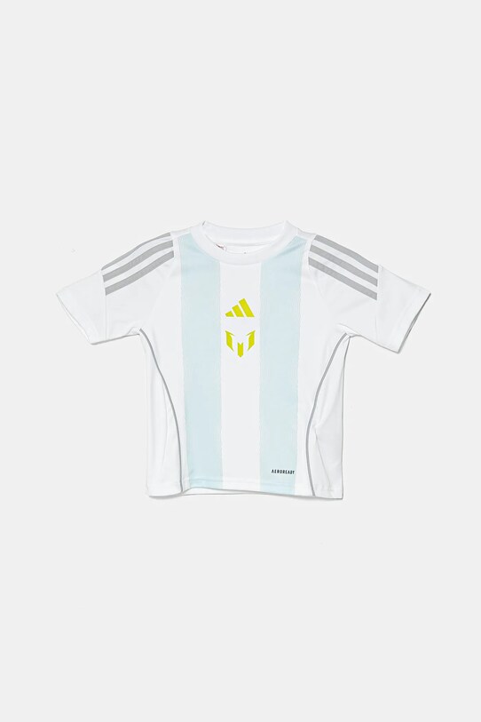 Παιδικό μπλουζάκι adidas Performance MESSI JI5460 λευκό SS25