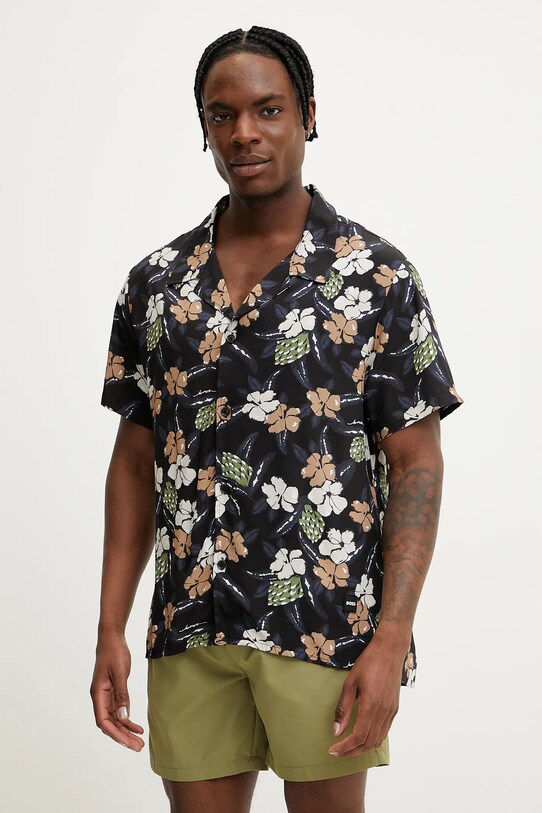 Πουκάμισο BOSS casual μαύρο 50535793