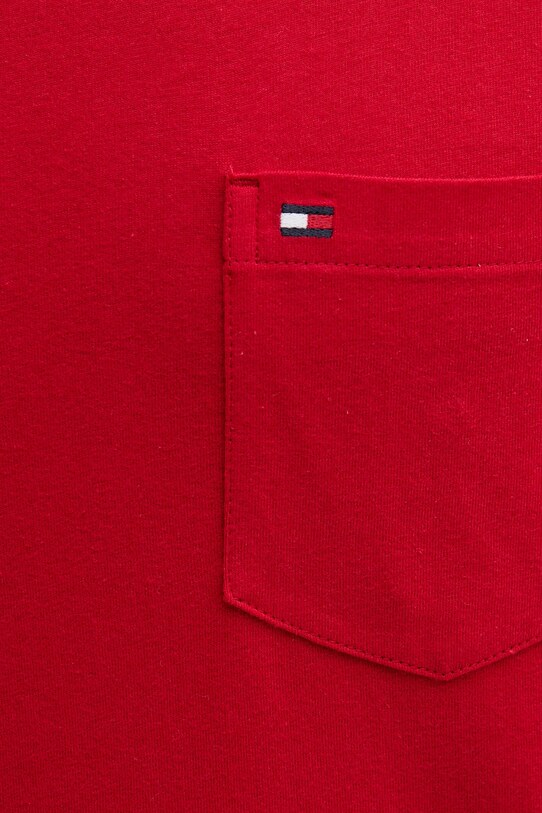 Βαμβακερό μπλουζάκι Tommy Hilfiger κόκκινο MW0MW37283