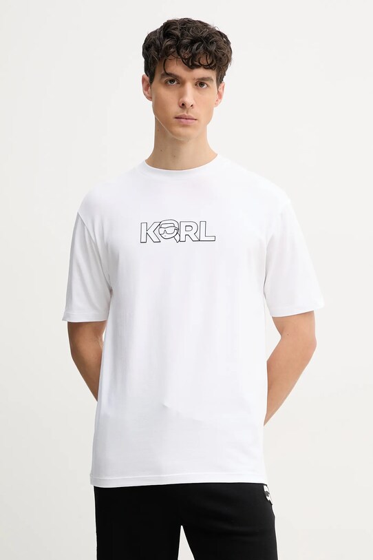 Μπλουζάκι Karl Lagerfeld λευκό 552235.755156