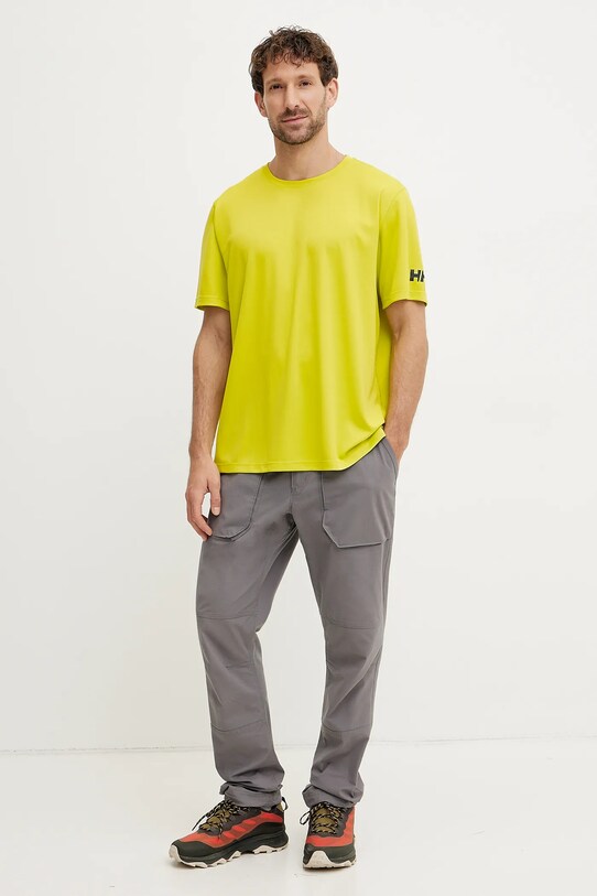 Αθλητικό μπλουζάκι Helly Hansen Tech 49584 κίτρινο SS25