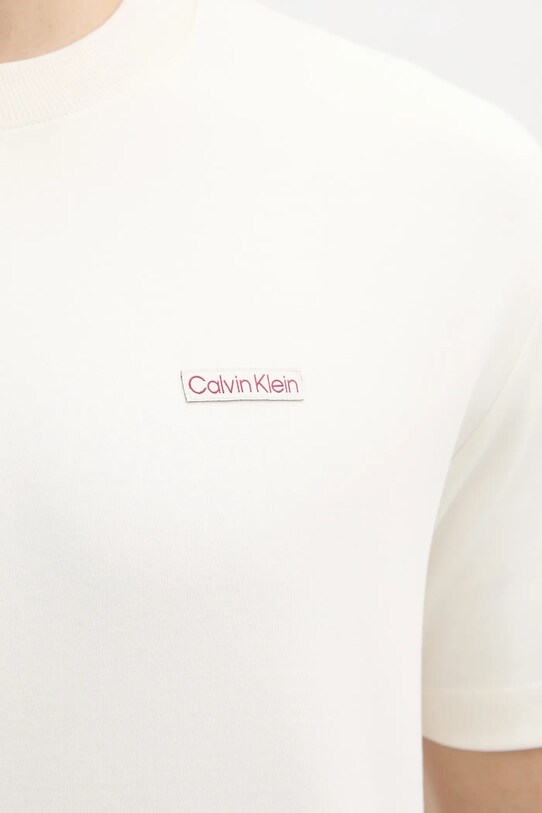 Μπλουζάκι Calvin Klein Jeans μπεζ J30J327234