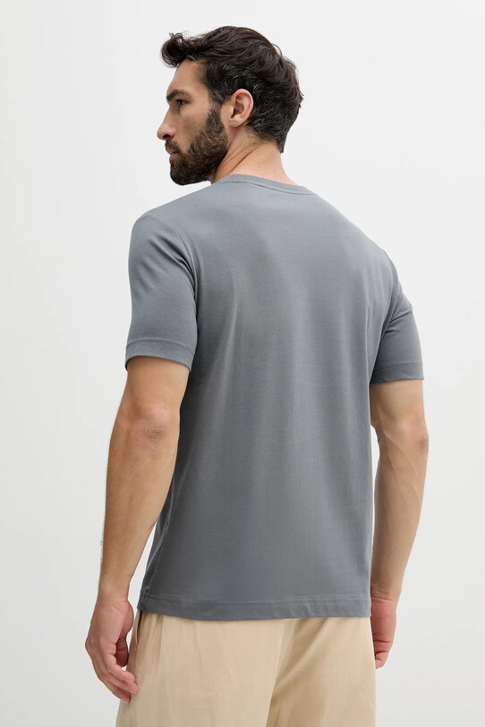 Βαμβακερό μπλουζάκι Marc O'Polo 524201251054 γκρί SS25