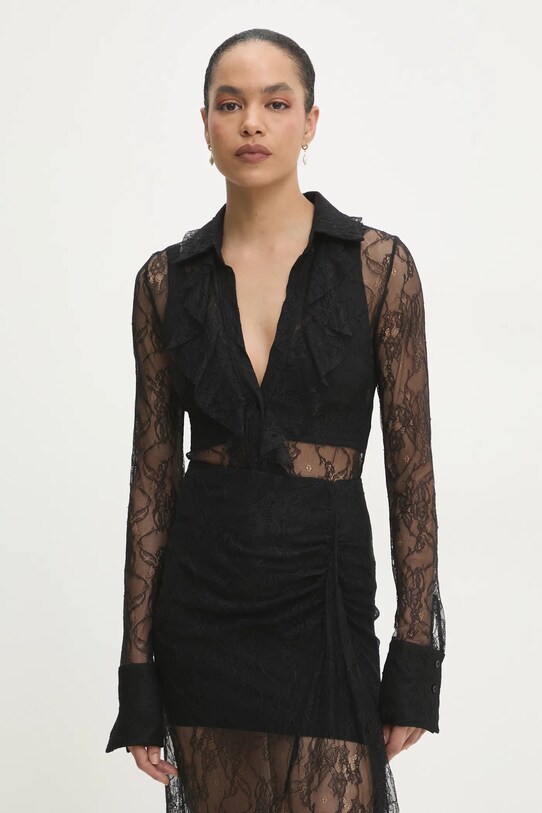 Κορμάκι Answear Lab slim μαύρο LD2269.HLK