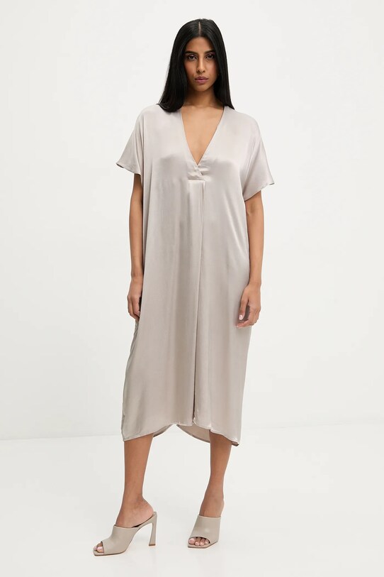 Φόρεμα Answear Lab casual ασημί 5019.IKK