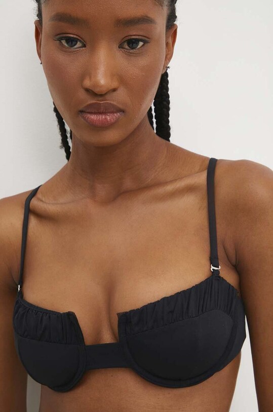 Bikini top Answear Lab μαύρο 15601.gora.ims