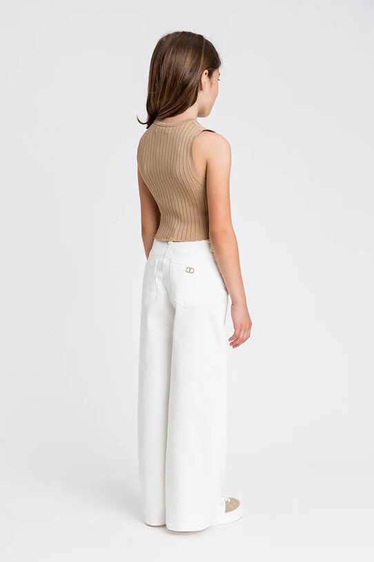 Παιδικό top Twinset 251GJ3404.128.170 μπεζ