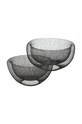 Boltze σετ διακοσμητικών μπολ Seoul (2-pack) μαύρο 4053300