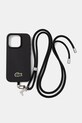 Θήκη κινητού Lacoste iPhone 16 Pro για τηλέφωνο μαύρο LCHMBCP16LPVCK