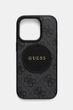 Θήκη κινητού Guess iPhone 16 Pro για τηλέφωνο μαύρο GUHMP16LP4PGRSGK