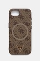 Θήκη κινητού Guess iPhone 16e για τηλέφωνο καφέ GUHMPSE4P4TDPW