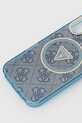 Θήκη κινητού Guess iPhone 16 GUHMP16SHG4PRTGB μπλε AA00
