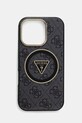 Θήκη κινητού Guess iPhone 16 Pro για τηλέφωνο μαύρο GUHMP16LHG4PRTGK