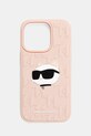 IPhone 16 Pro απλικέ ροζ KLHCP16LRBCCHHKLP