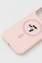 Θήκη κινητού Karl Lagerfeld iPhone 14 Pro Max KLHMP14XSCMKCRHP ροζ AA00