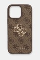 Θήκη κινητού Guess iPhone 16 Pro Max Συσκευασία Δώρου καφέ GUHCP16X4GMGBR