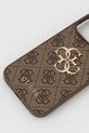 Θήκη κινητού Guess iPhone 16 Pro Max GUHCP16X4GMGBR καφέ AA00