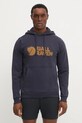 Βαμβακερή μπλούζα Fjallraven βαμβάκι σκούρο μπλε F84144