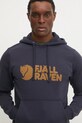 Βαμβακερή μπλούζα Fjallraven σκούρο μπλε F84144