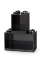 Σετ ράφια τοίχου Lego 2-pack μαύρο 41171733