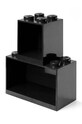 Σετ ράφια τοίχου Lego 2-pack 41171733 μαύρο AA00