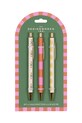 Σετ στυλό Flower, Stripe, Lemon 3-pack