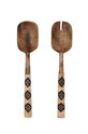 Madam Stoltz Κουτάλια σαλάτας (2-pack) μπεζ MSD.21.25