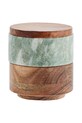 Δοχεία μπαχαρικών με καπάκι Madam Stoltz Marble 2-pack πολύχρωμο KT27536.GRN