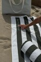 Πετσέτα παραλίας SunnyLife The Vacay Olive Stripe S51TOWGR πράσινο