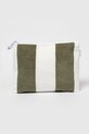 Τσάντα παραλίας SunnyLife Vacay Olive Stripe πράσινο S51TBPVA