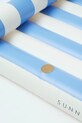 Lifestyle Στρώμα αέρα για κολύμπι SunnyLife Luxe Lilo Blue Stripes S3EXLLBU μπλε