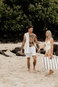 Τσάντα παραλίας SunnyLife Casa Tunisa S3ACARCT λευκό