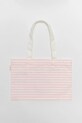 Τσάντα παραλίας SunnyLife Strawberry Sunshine Pink Stripe S51KCBPK ροζ AA00
