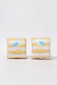 Μανίκια για μάθηση κολύμβησης SunnyLife Sammy the Seagull Mustard Stripe 2-pack S51NABMS κίτρινο AA00
