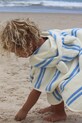Παιδική βαμβακερή πετσέτα SunnyLife Sammy the Seagull Blue Stripe S51KHTBL
