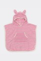 Παιδική πετσέτα με κουκούλα SunnyLife Cotton Candy Pink Stripe ροζ S51KHTPK
