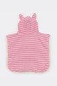 Παιδική πετσέτα με κουκούλα SunnyLife Cotton Candy Pink Stripe S51KHTPK ροζ AA00